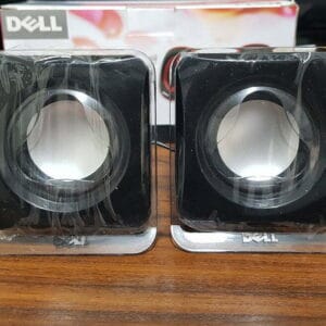 اسپیکر دو تکه قابدار مشکی DELL-200-USB