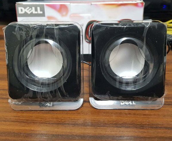 اسپیکر دو تکه قابدار مشکی DELL-200-USB