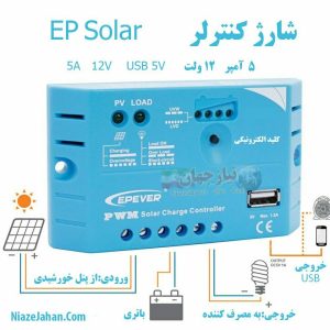 مدل ۵ آمپر EPSolar_LS0512_EUPWM_5A