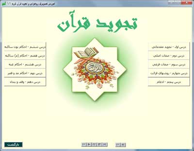 دانلود آموزش تصویری روخوانی قرآن کریم