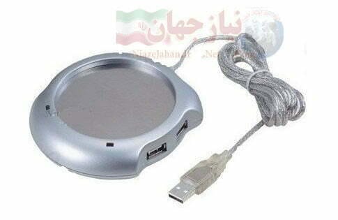 usb هاب گرمکن دار + ساعت تاریخ و دماسنج