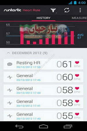 دانلود Runtastic Heart Rate PRO - نرم افزار موبایل اندازه گیری ضربان قلب